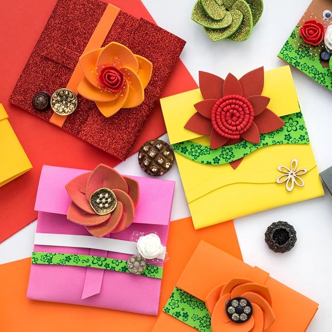 MECCANIXITY Foam Sheets Crafts 19x19 Inch 1mm EVA Craft Foam Paper Foam Sheets