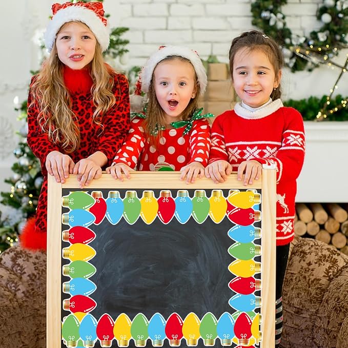 69Ft Christmas Light Bulb Bulletin Board Border Xmas Light