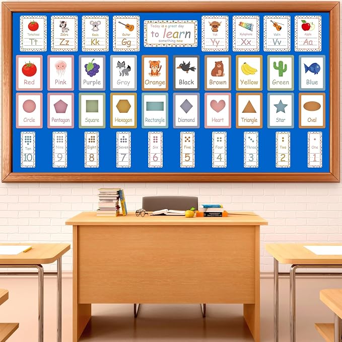 Qyeahkj 17.7in x 20ft Bulletin Board Paper Roll Bulletin Board Background Paper