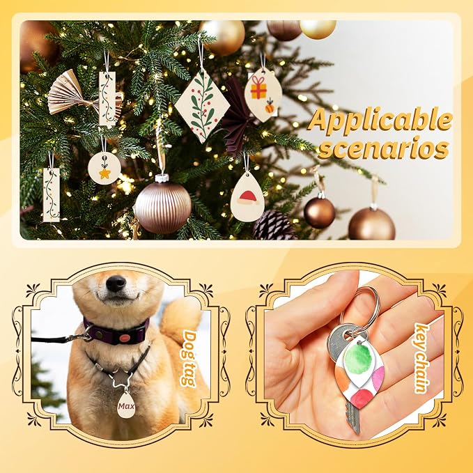 HAPY SHOP 300 Pieces Unfinished Wooden Earrings