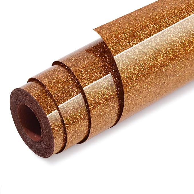 Bronze Glitter HTV Heat Transfer Vinyl