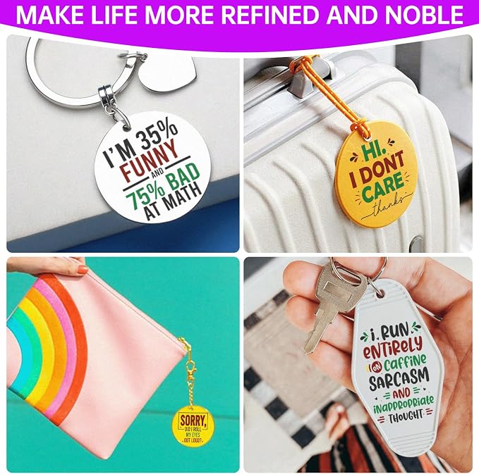 48PCS UV DTF Stickers Sarcastic Quote Sticker