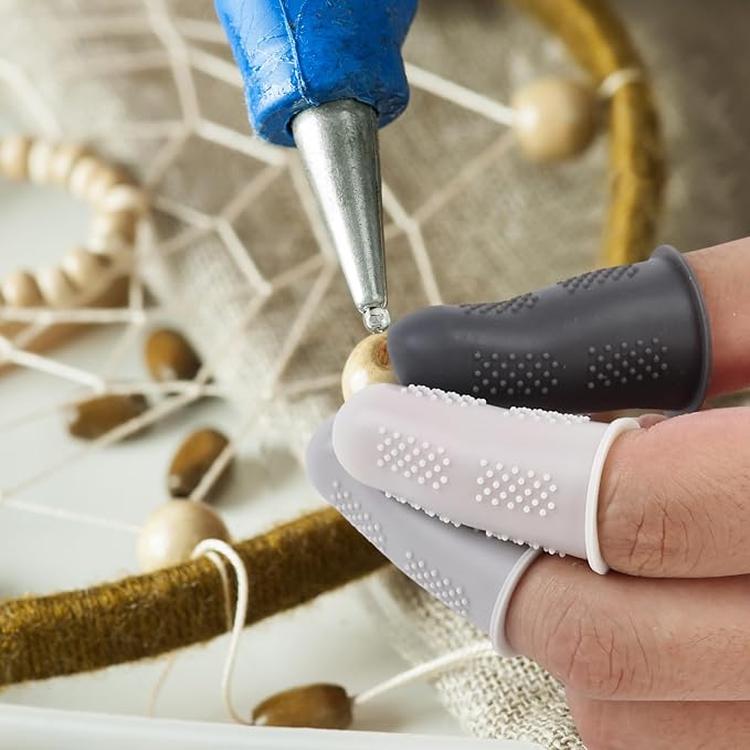 Mr. Pen- Hot Glue Gun Finger Protectors, Rubber Fingers Tips, Rubber Finger