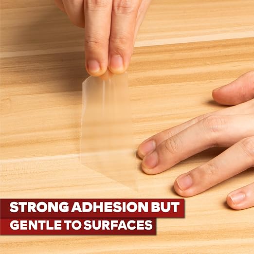 XFasten Clear Double Sided Sticky Tape, 3/4-Inch x 30-Yards, Single Roll Ideal