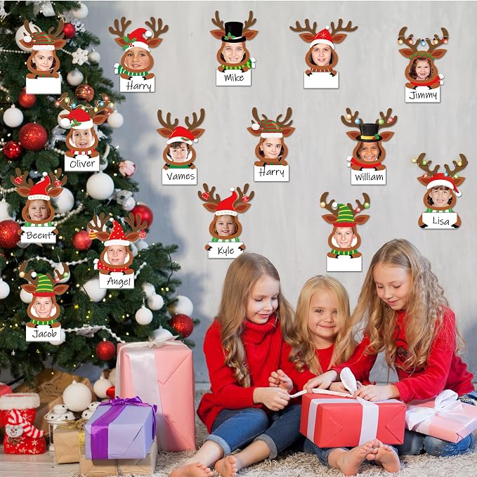 48 Set Christmas DIY Elk Cutouts