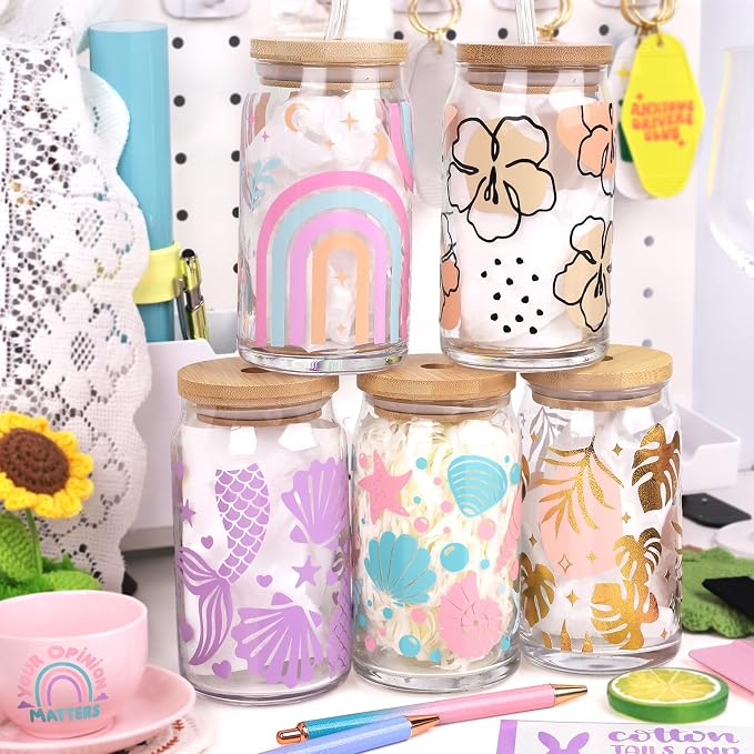 WRAPXPERT Boho Color Permanent Vinyl Sheets