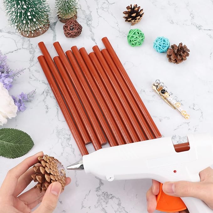 ENPOINT Brown Hot Glue Sticks Full Size