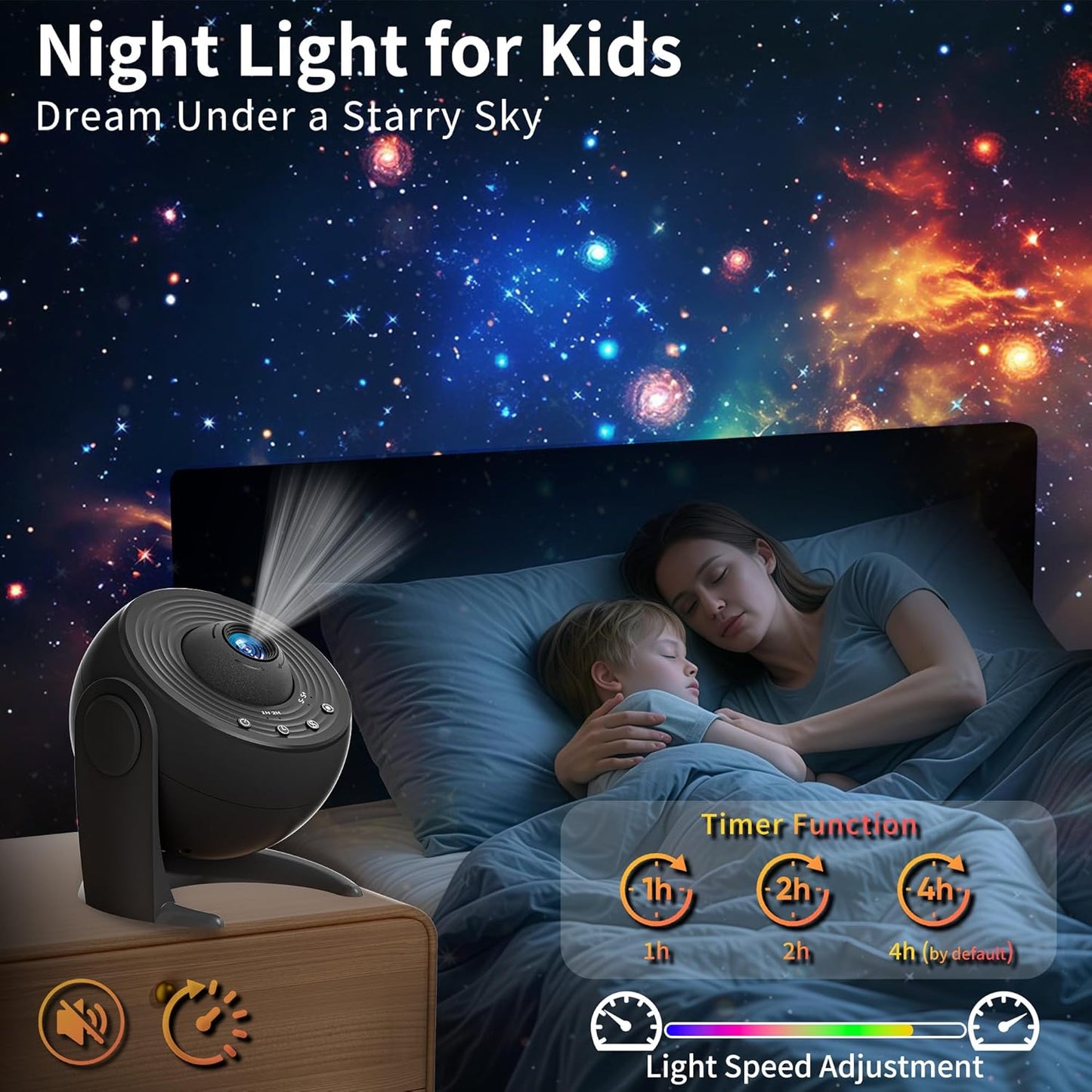 Galaxy Projector for Bedroom, 13 in 1 Planetarium Star Projector with Solar System & Constellation, 360° Rotating Galaxy Light, Space Night Light for Kids Adults Gifts