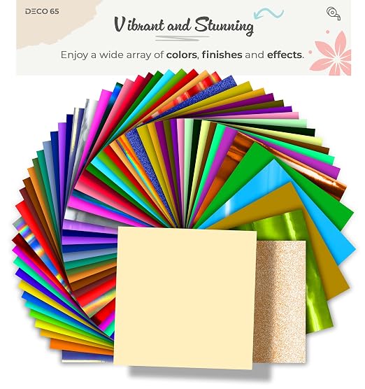 VViViD DECO65 Matte Pastel Ivory Permanent Adhesive Craft Vinyl