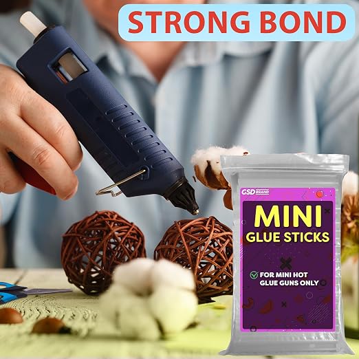 200 Pack Bulk Mini Hot Glue Sticks