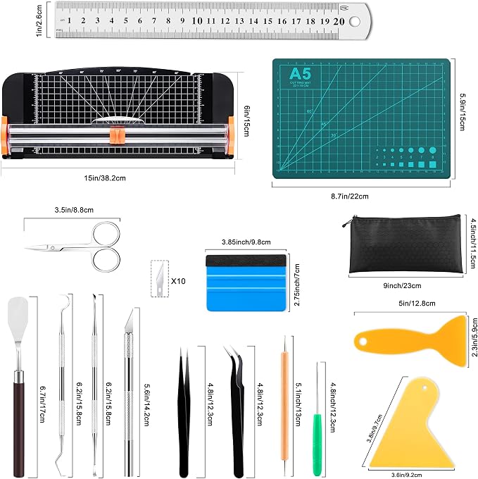 Famomatk 27PCS Craft Weeding Tools