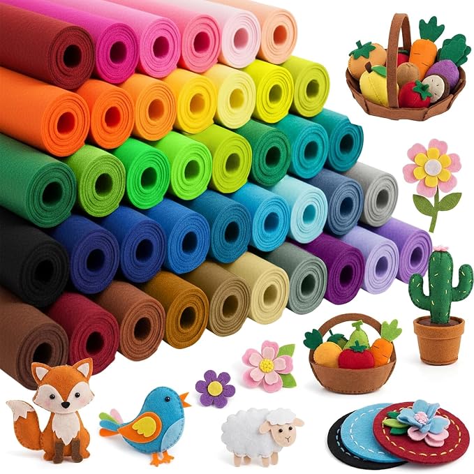Hillsuren 40 Rolls 18 x 36 Inches Felt Sheet