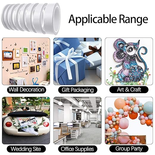 6 Rolls Double Sided Tape 32 Yards Each Roll?