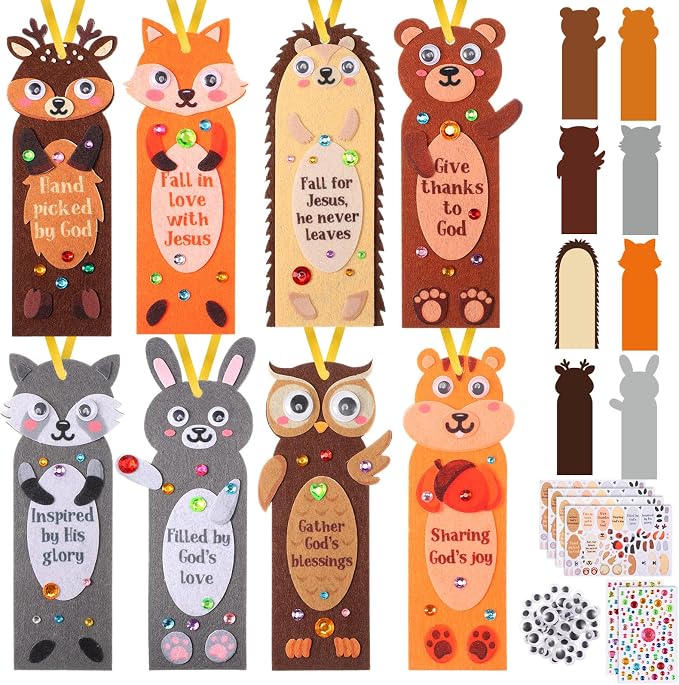 Capoda Summer Bookmark Craft Kits Felt DIY Make Your Own Bookmark