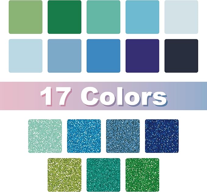 DUEUIOE Glitter HTV Bundle