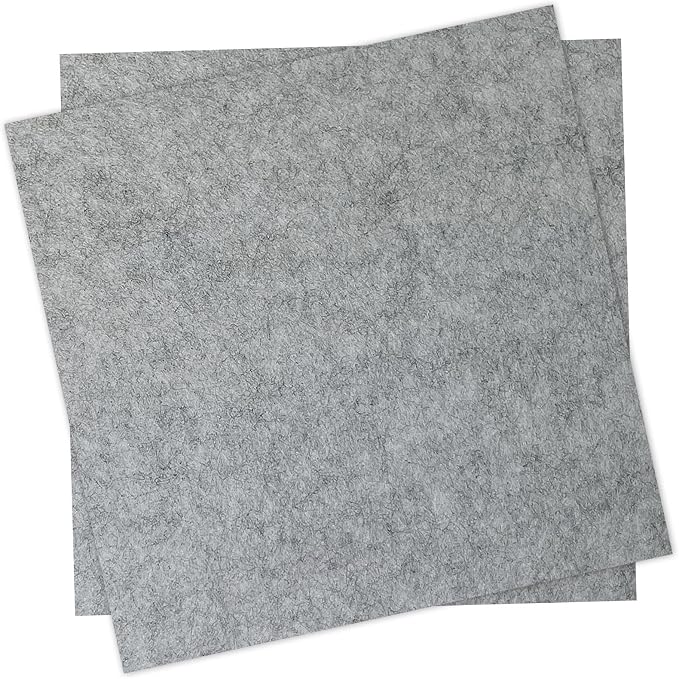 12" x 12" Felt Fabric Sheets for Crafts, 1mm Thick, Squares Felt Paper for