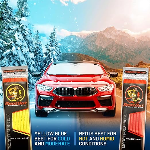 Monstrous Yellow and Red PDR Glue Sticks