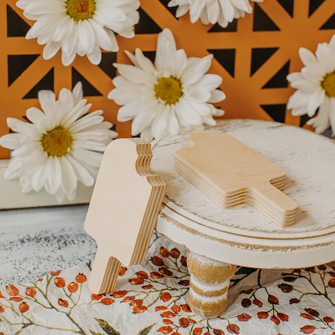 Popsicle Cutout 4-inch, 1/2 inch Thick, by Woodpeckers