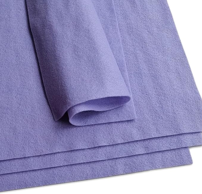 Jtnohx Color Felt, Soft Felt Sheets, 1.4mm Thick 8"x12" Handicraft Felt Fabrics