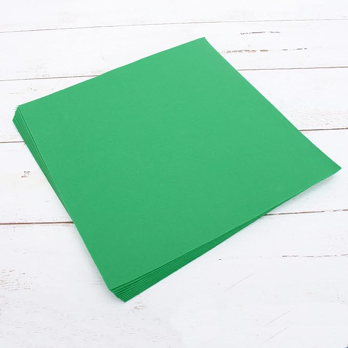 Threadart Kelly Green Premium Felt Sheets