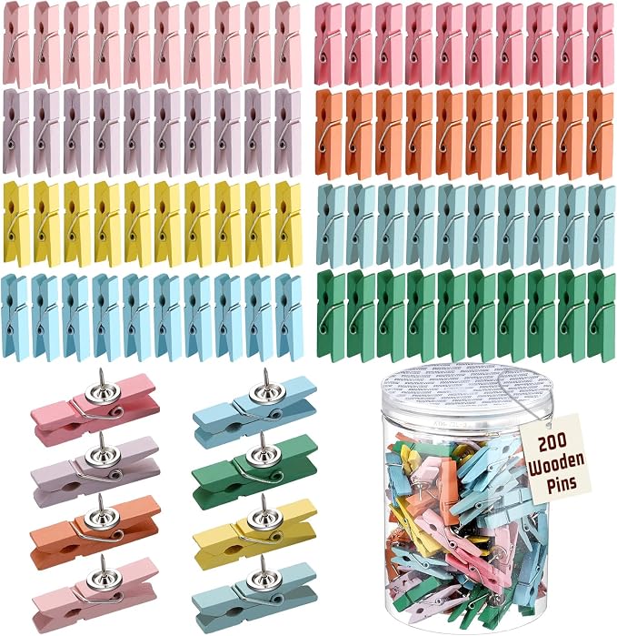 Affrolling 200 Pcs Push Pin