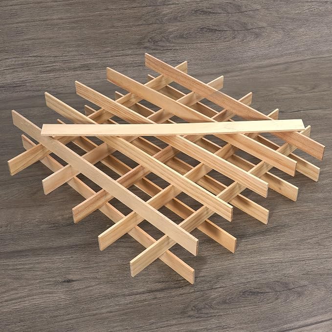 Wood Strips Slats Square Wooden Dowels