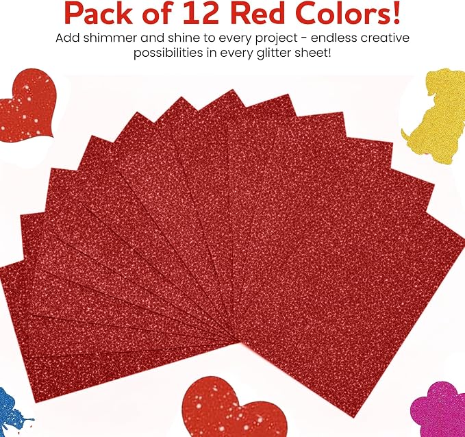 Self-Adhesive Glitter EVA Foam Sheets