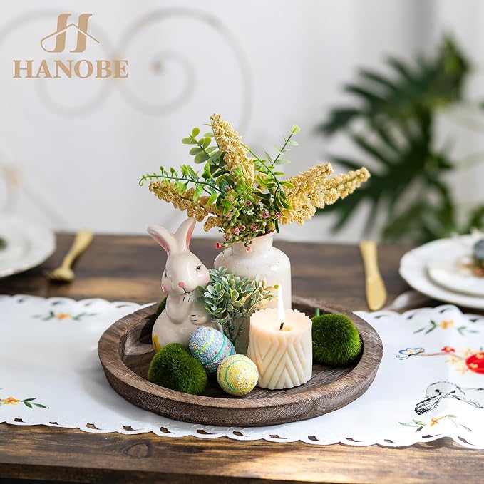 Hanobe Wooden Coffee Table Trays