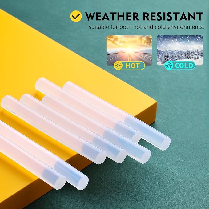 200-Pack Full Size Hot Glue Sticks, Magicfly 4 Inch Long X 0.43 Inch Diameter