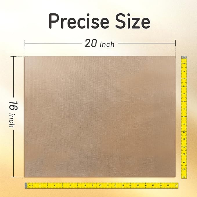 TransOurDream Heat Transfer Paper Supplies 8 Sheets PTFE Teflon Sheets 16x20
