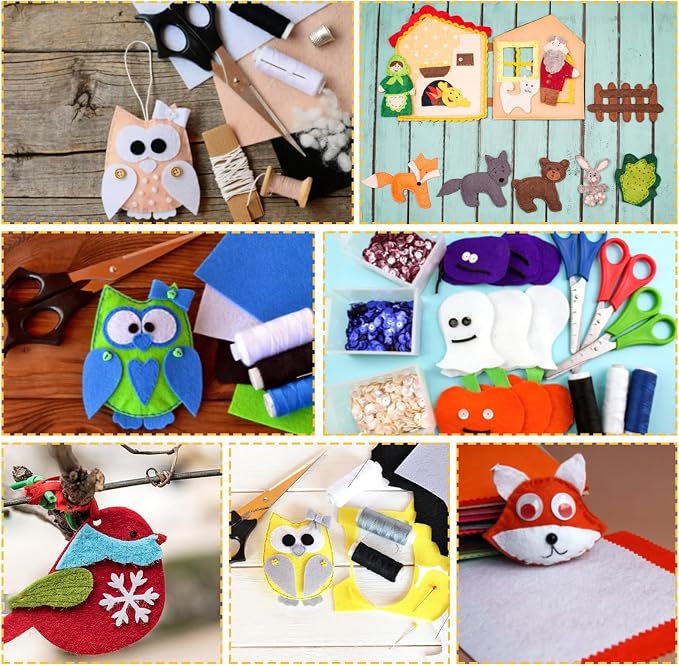 60PCS Felt Sheets Fabric
