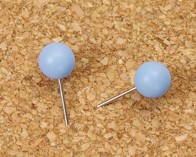 Tupalizy 100PCS 1/4 Inch Small Round Head Map Tacks Pins