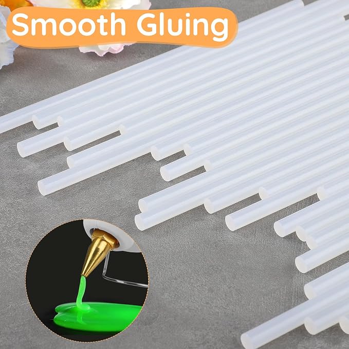 Glow in the Dark Glue Sticks, 0.27"x8" Bulk Glue Sticks