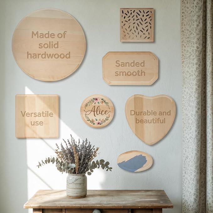 Wood Rectangle Plaque 5 inch