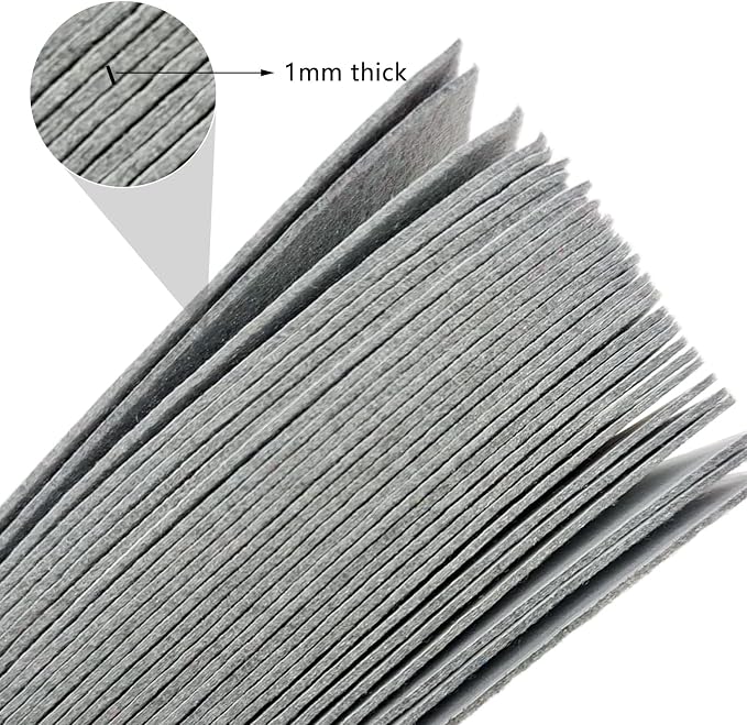 Jtnohx Self Adhesive Felt Sheets, Sticky Fabric Square