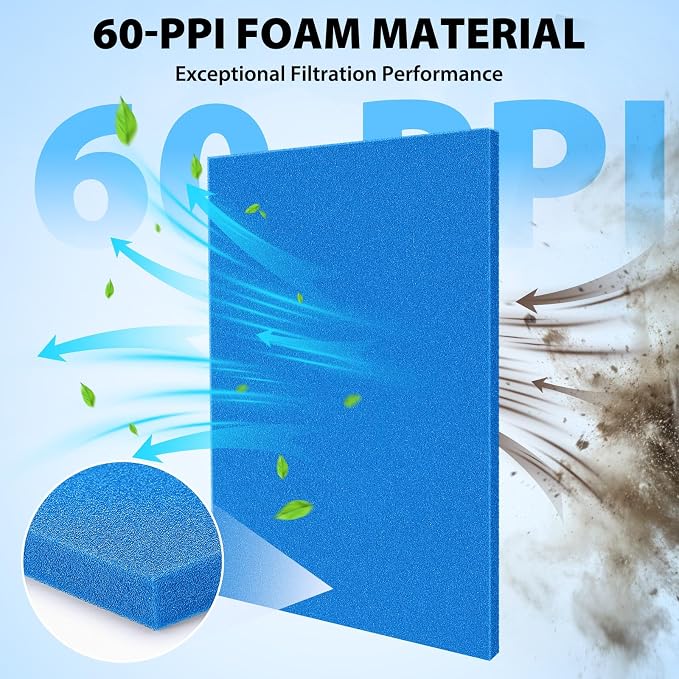 Washable Air Foam Filter Sheet, Reusable Filter Sponge