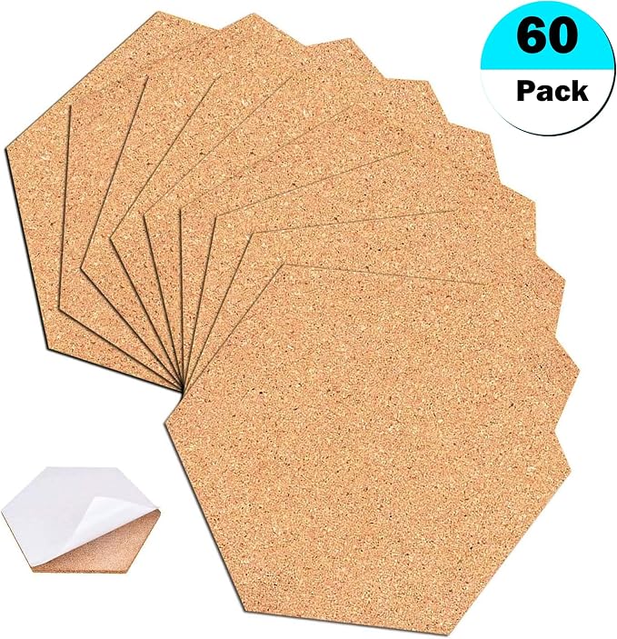 Self-Adhesive Mini Cork Tiles Mat