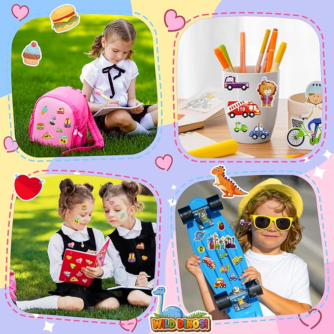 500+ Puffy Stickers, 3D Stickers