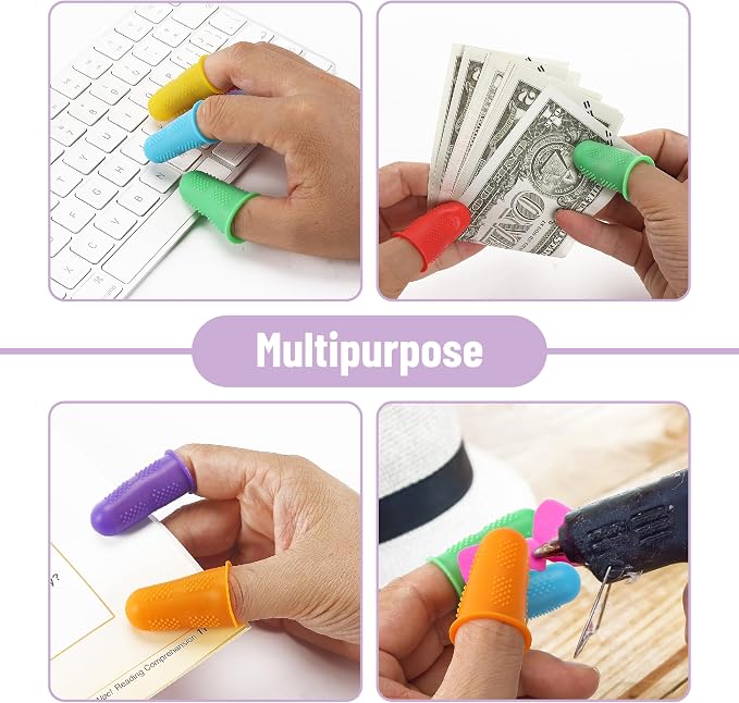 Mr. Pen- Hot Glue Gun Finger Protectors, Rubber Fingers Tips, Rubber Finger