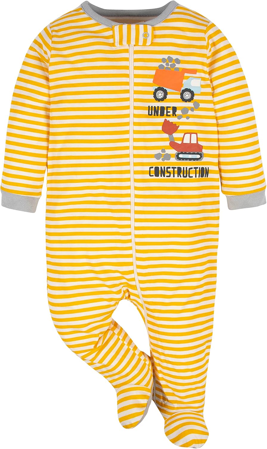 Gerber Baby Boys 4 Pack Sleep 'N Play Footie