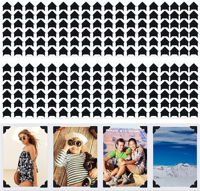 Pajean 720 Pieces Photo Corners Self Adhesive Photo Corners