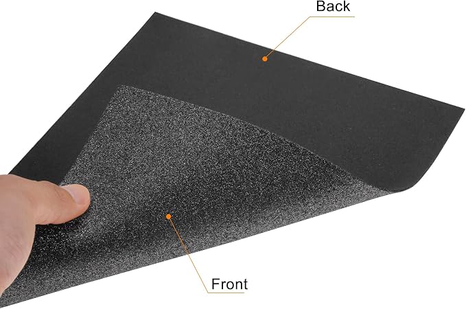 uxcell Black Shiny EVA Foam Sheets 11 x 8 Inch 2mm Thick