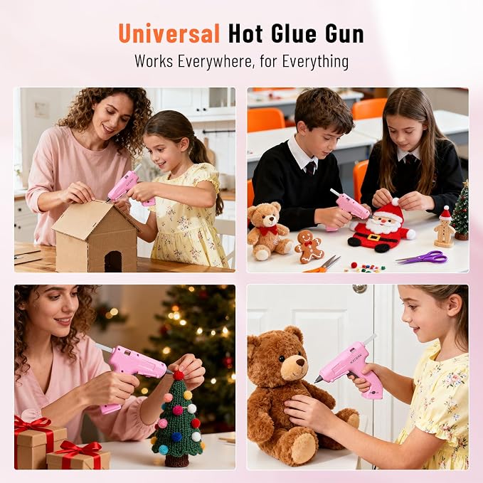 Katerk 3.7V Cordless Hot Glue Gun Kit