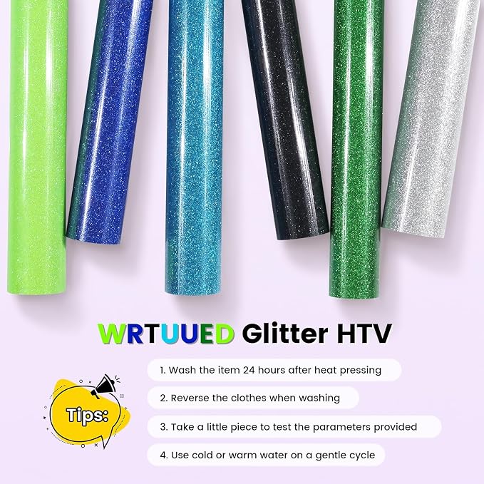 Green Glitter HTV Heat Transfer Vinyl