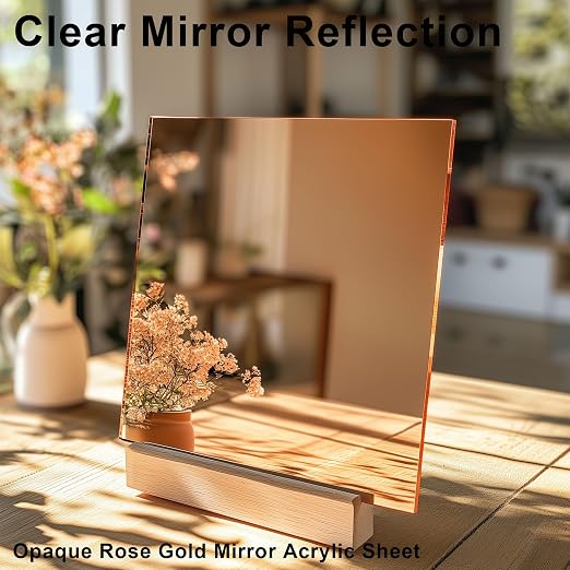 Rose Gold Mirror Acrylic Sheet