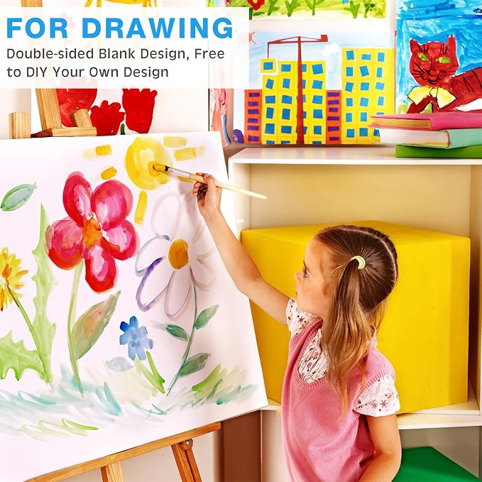 Frienda 50 Pack White Foam Board Foam Poster Boards 16 x 20 Inch