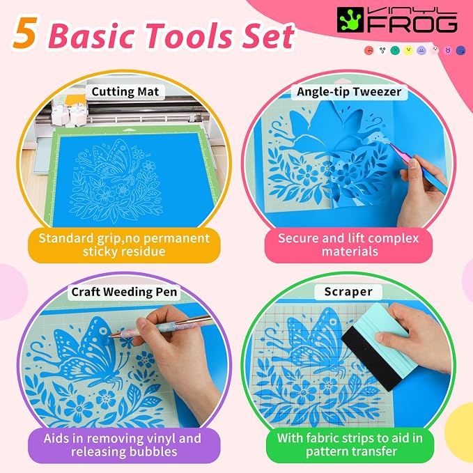 VINYL FROG 45PCS Accessories Bundle