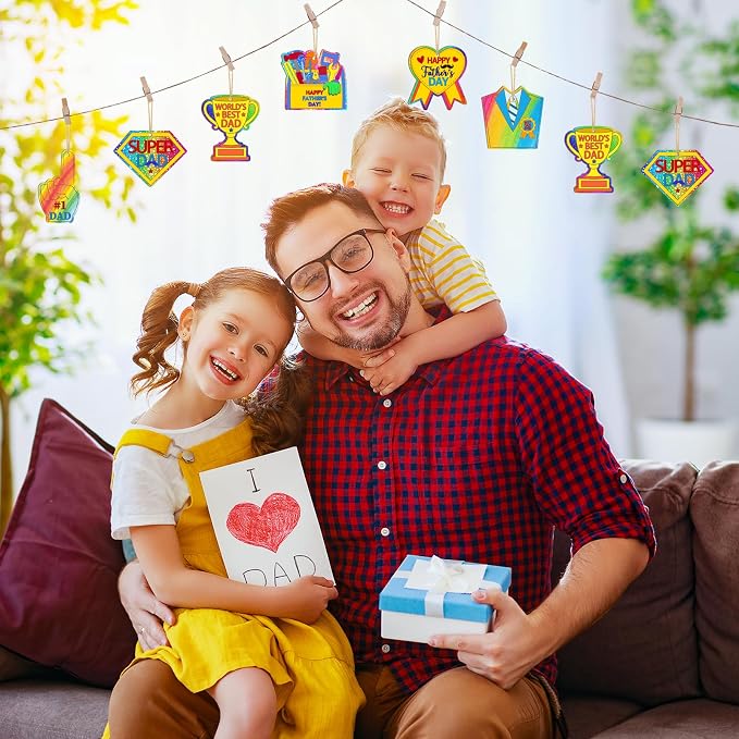36PCS Wooden Father's Day Crafts