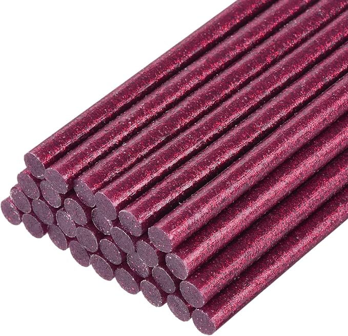 uxcell 30pcs Full Size Hot Glue Gun Sticks 8-inch x 0.27-inch High Sticky Small