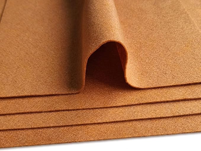 Jtnohx Color Felt, Soft Felt Sheets, 1.4mm Thick 8"x12" Handicraft Felt Fabrics